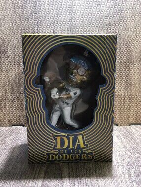 Los Angeles Dodgers Dia De Los Muertos Bobblehead 2022 SGA Sugar Skull Gold